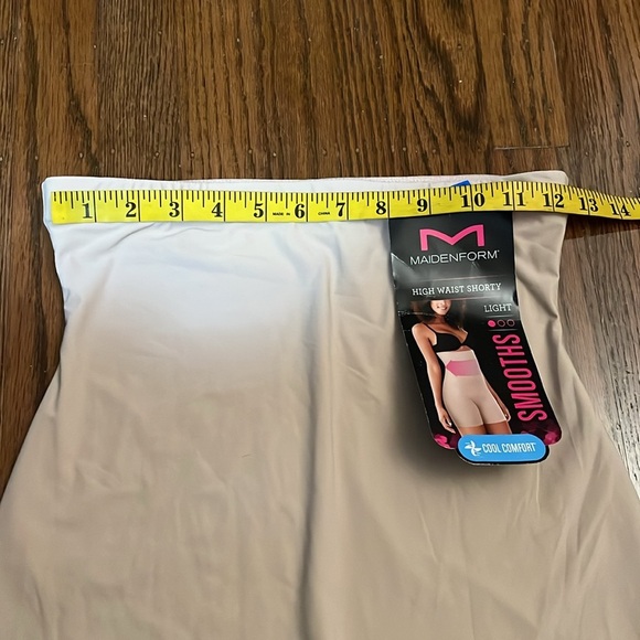 Maidenform High Waist Shortly Light Smooths Cool Comfort Shaper Size XL New - Picture 7 of 10